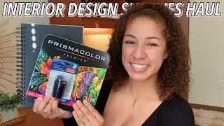 INTERIOR DESIGN SCHOOL SUPPLIES HAUL | 2020