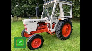 DAVID BROWN 885 TIDY ROAD REG TRACTOR SOLD BY www catlowdycarriages com