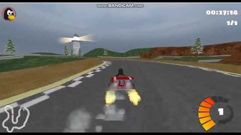 Supertuxkart 0.9.3 Old lighthouse shortcut