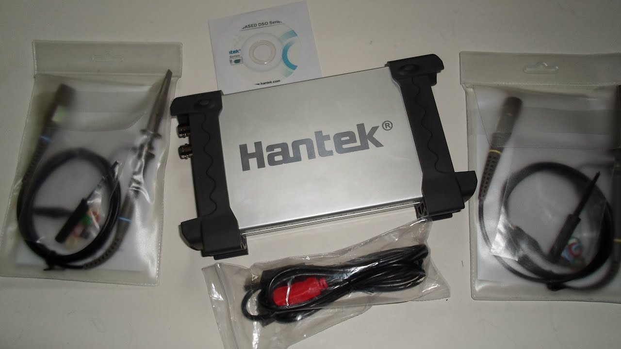 Hantek 6022BE USB-Oszilloskop Unboxing - YouTube