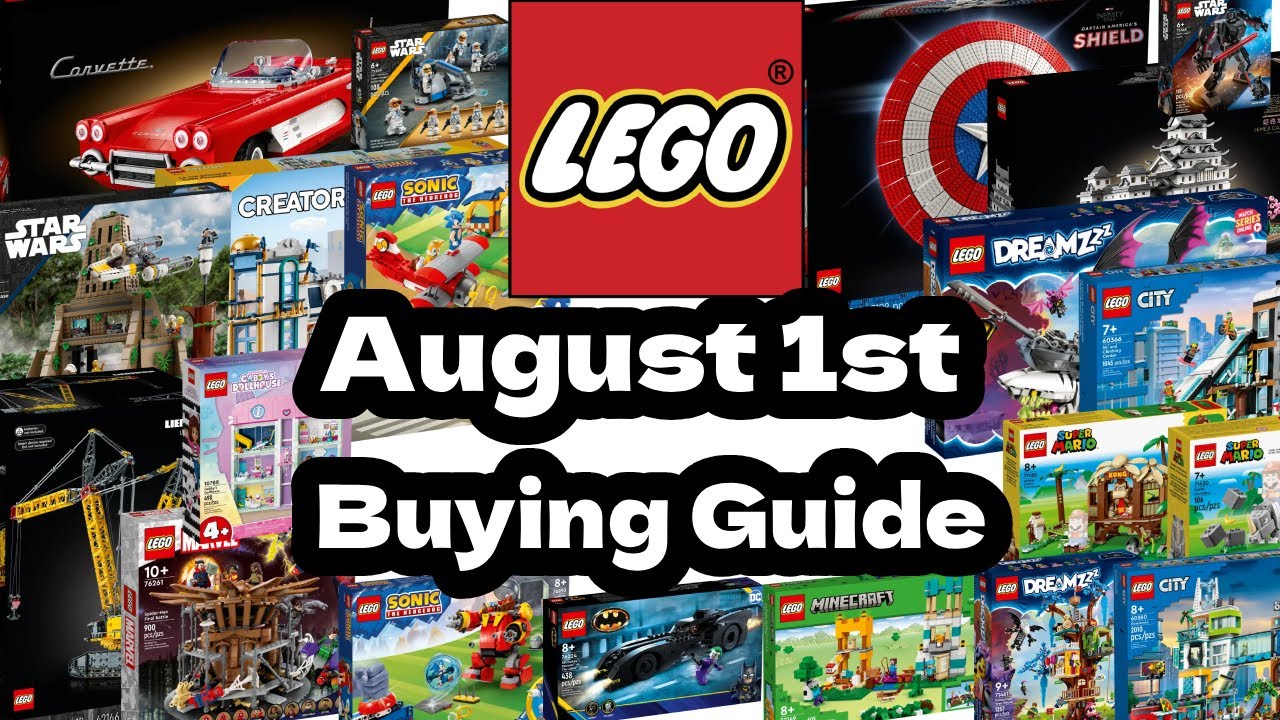 Lego August 1st Buying Guide! All Sets Releasing!! YouTube
