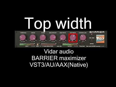 BARRIER maximizer (VST3/AU/AAX)