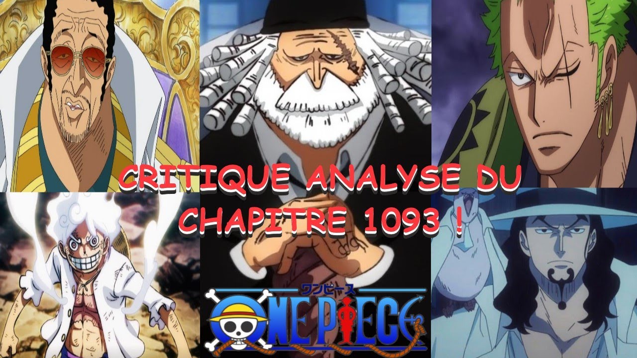 Critique Analyse du chapitre 1093 de ONE PIECE ! - YouTube