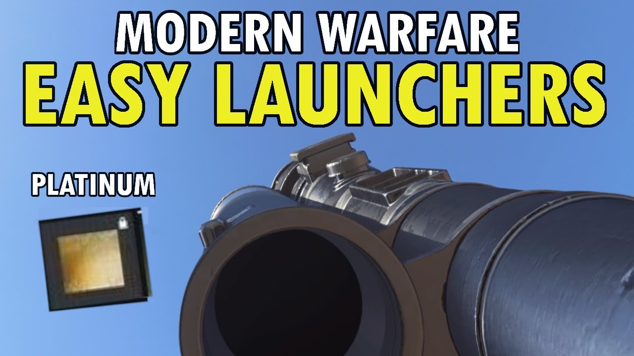 EASY GOLD & PLATINUM LAUNCHERS TIPS & TRICKS in MODERN WARFARE (AFTER 1