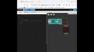 Arduino nano text scroller forth demo, cross compiled with jeforth-remix.