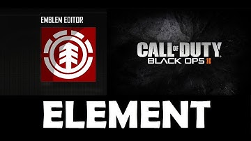 ELEMENT Logo -- Black Ops 2 Emblem Tutorial