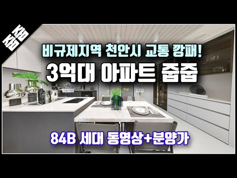 충남 미분양 아파트 우남퍼스트빌 천안 부성역 34평 3억대 