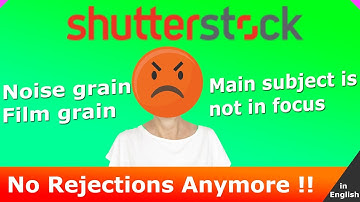 What are noise grain and focus issue in shutterstock?  #stockphotography #shutterstock