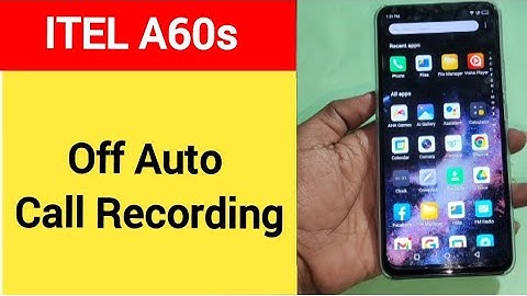 How to turn off auto call recording, Itel A60s me auto call recording band kaise karen, auto call re
