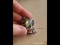 Shield labradorite crystal ancient looking handmade Shield sterling silver unisex talisman