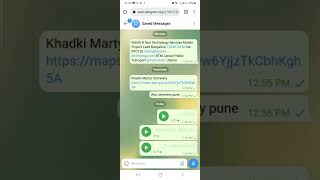 Using web telegram on mobile browser (or other small device) screenshot 3