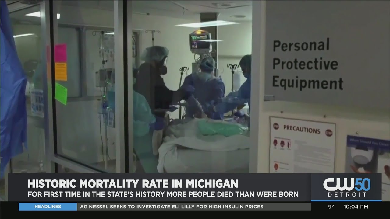Michigan Deaths Topped Births In 2020
