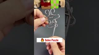 Celebrity Solve Magic Metal Wire Puzzle Calabash #solve #puzzles #shorts Net Worth