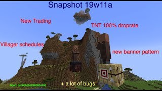 Minecraft Video Snapshot 19W11A