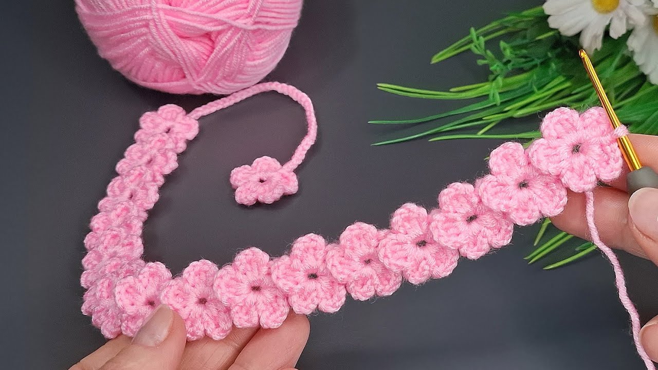 Easy Crochet Knit Bandana Making🧶#crochet #knitting #diy #keşfet #handmade