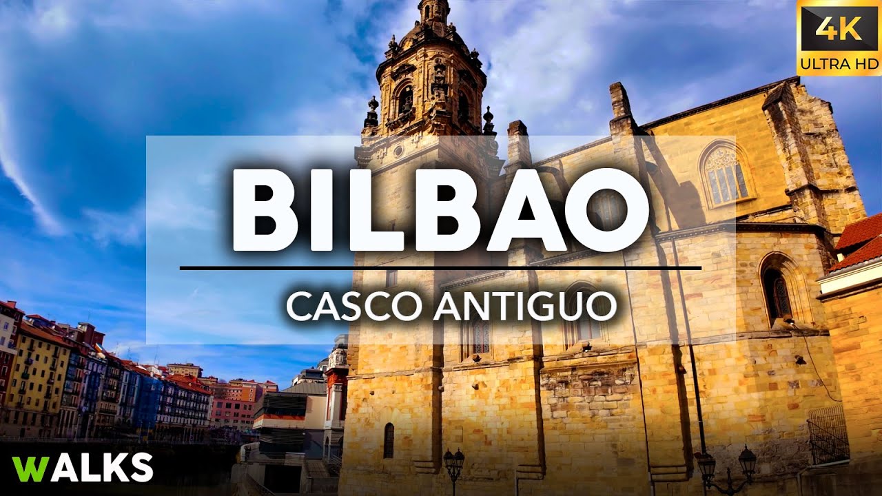 БИЛЬБАО, Испания 🇪🇸 Исследуйте жемчужины Старого города | Пешеходная экскурсия 4K