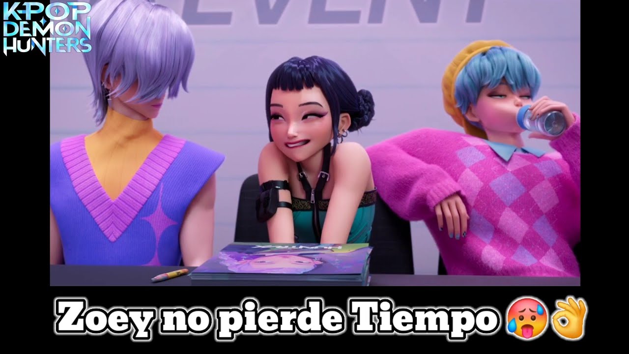 Kpop demon Hunter Momentos DIVERTIDOS De las Huntrix 😂