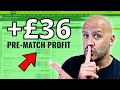 Man Utd v Arsenal: £36 Pre-Match Trading Strategy (on Betfair Exchange)