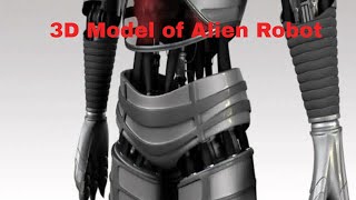 3D Model of Alien Robot Review