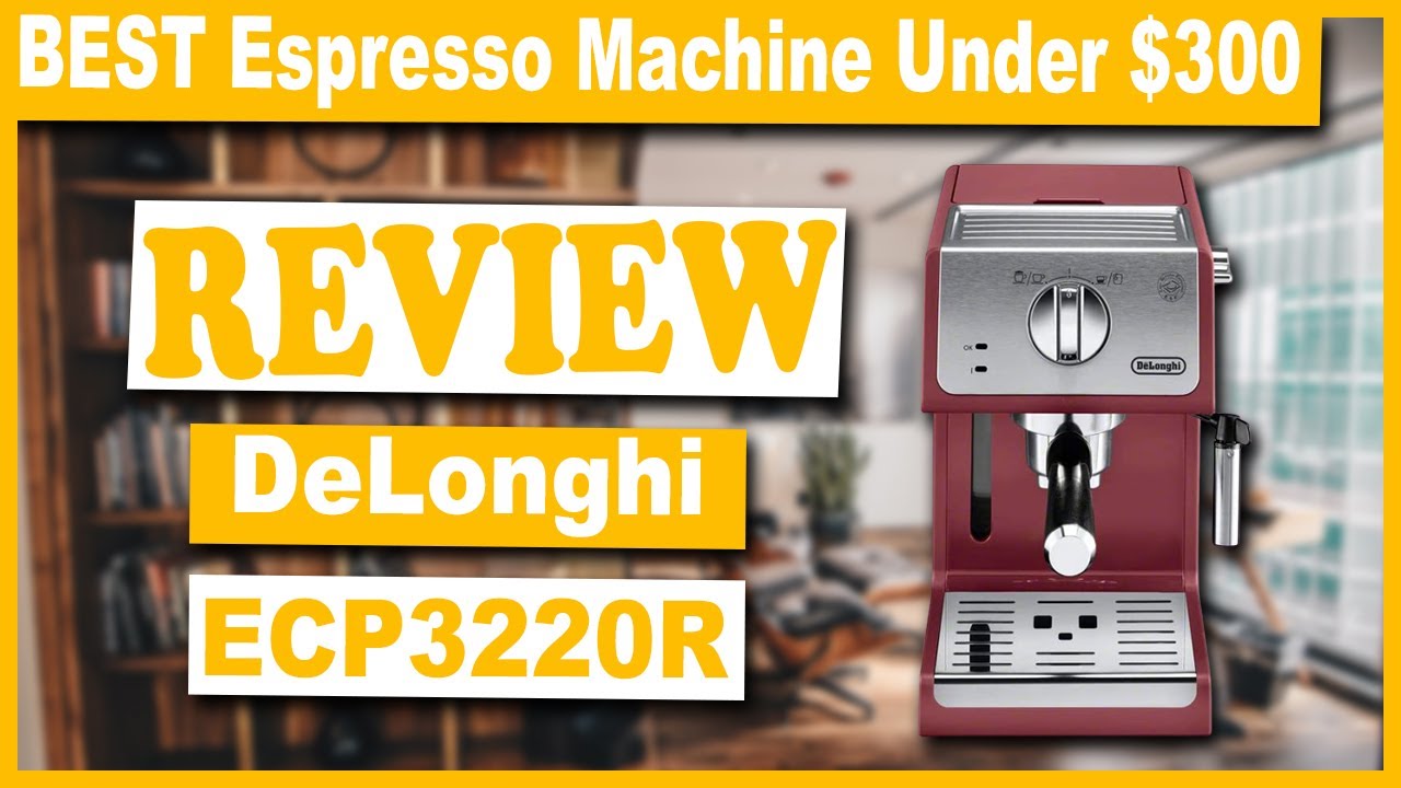 DeLonghi ECP3220R Pump Driven Espresso Machine - Red – Whole Latte