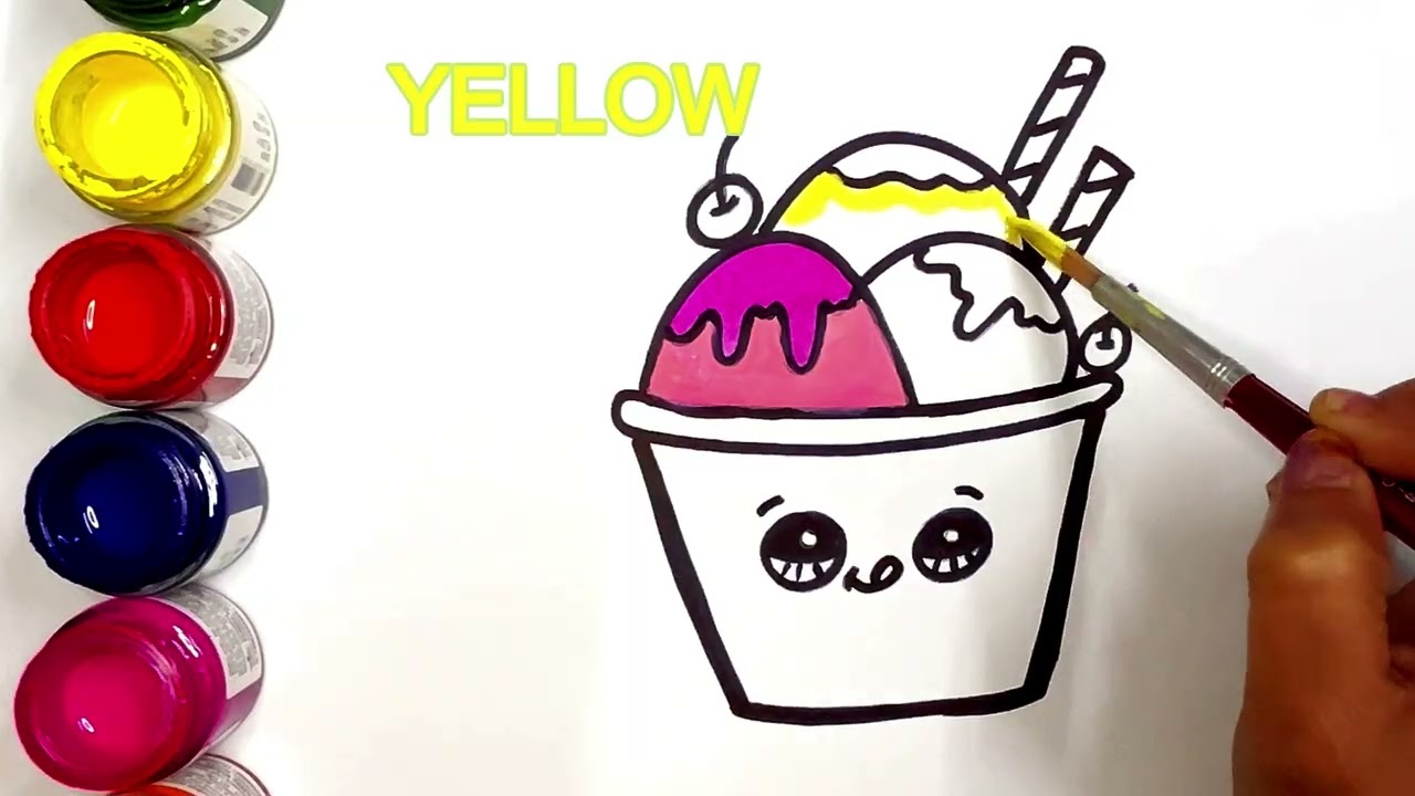 Ice Cream Nursery Rhyme | Kids Learning Video