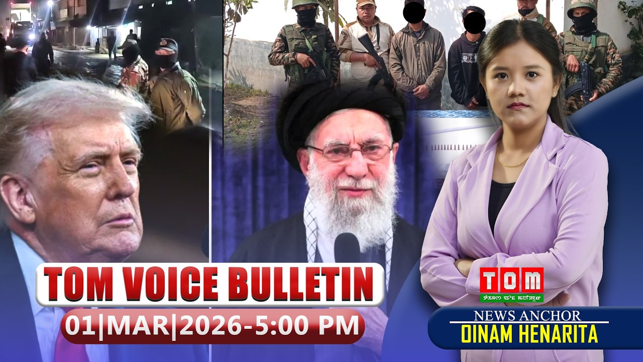 TOM TV - TOM VOICE BULLETIN || 1 MARCH 2026, 5:00 PM
