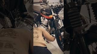 Genuine Royal Enfield engine bars fitted to the Interceptor 650 🔧 #royalenfield #interceptor650