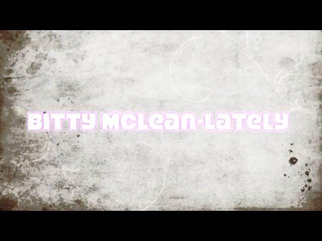 Bitty McLean Lately (Taxi Riddim) - YouTube