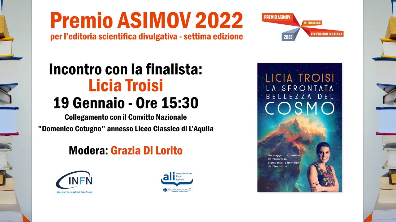 Premio ASIMOV 2022 - Incontro con Licia Troisi - YouTube