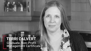 Non-Profit Management Certificate Graduate - Terri Calvert