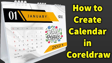 How to Create Calendar in Coreldraw