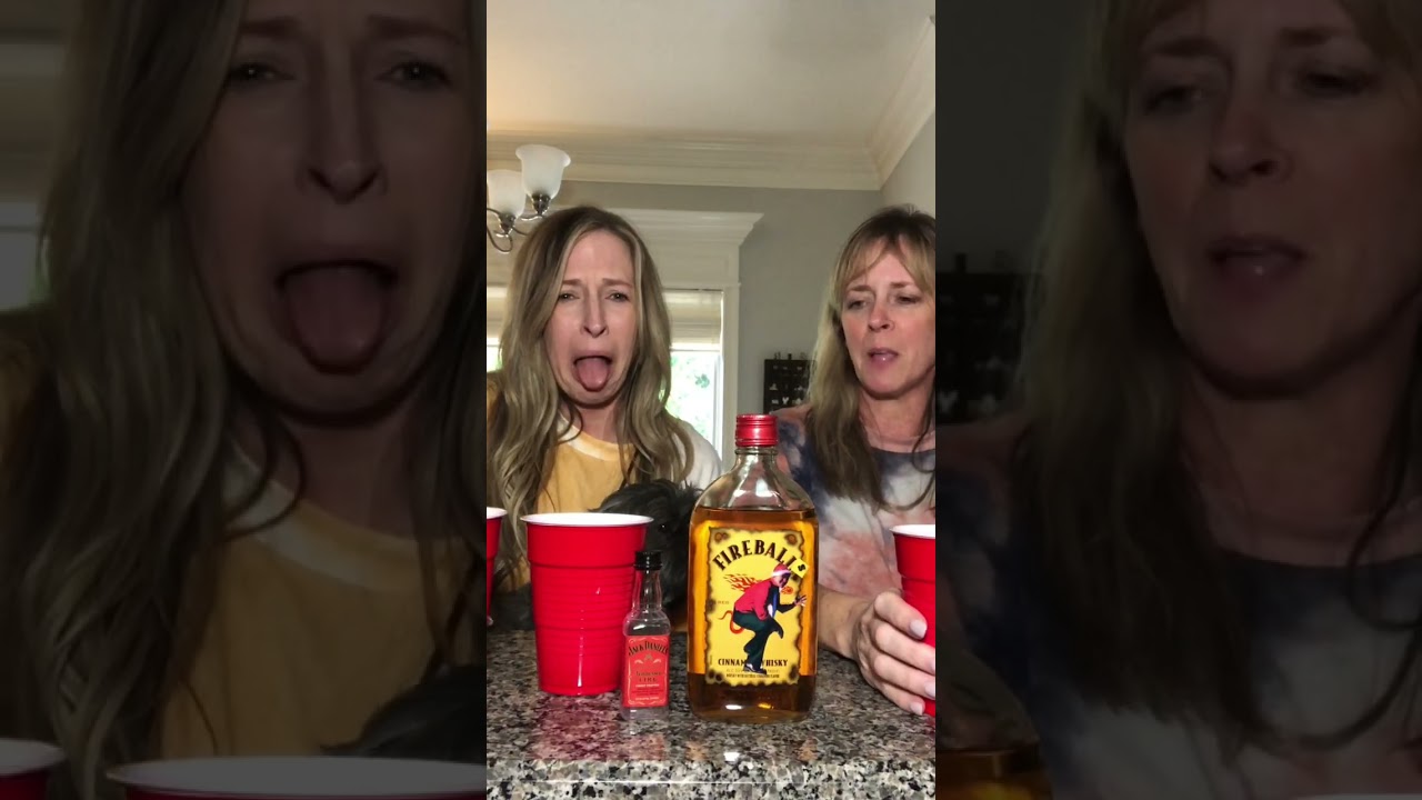 Trying out Fireball vs Jack Daniel’s Fire Whiskey!