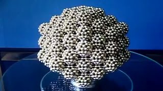 Rhombic Icosahedron Of R60 Mini Spheres | 4920 Neodymium Magnetic Balls