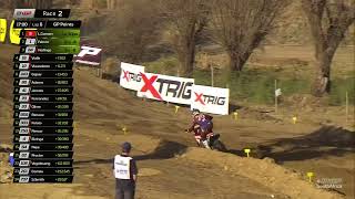 Fernandez vs Jonass, the Kawasaki rider ended up on the ground! #MXGPSouthAfrica
