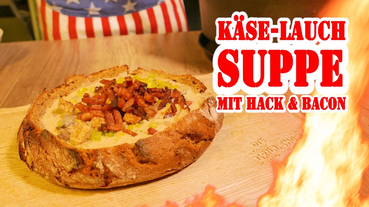 Käse-Lauch-Suppe - BBQ Grill Rezept Video - Die Grillshow 227