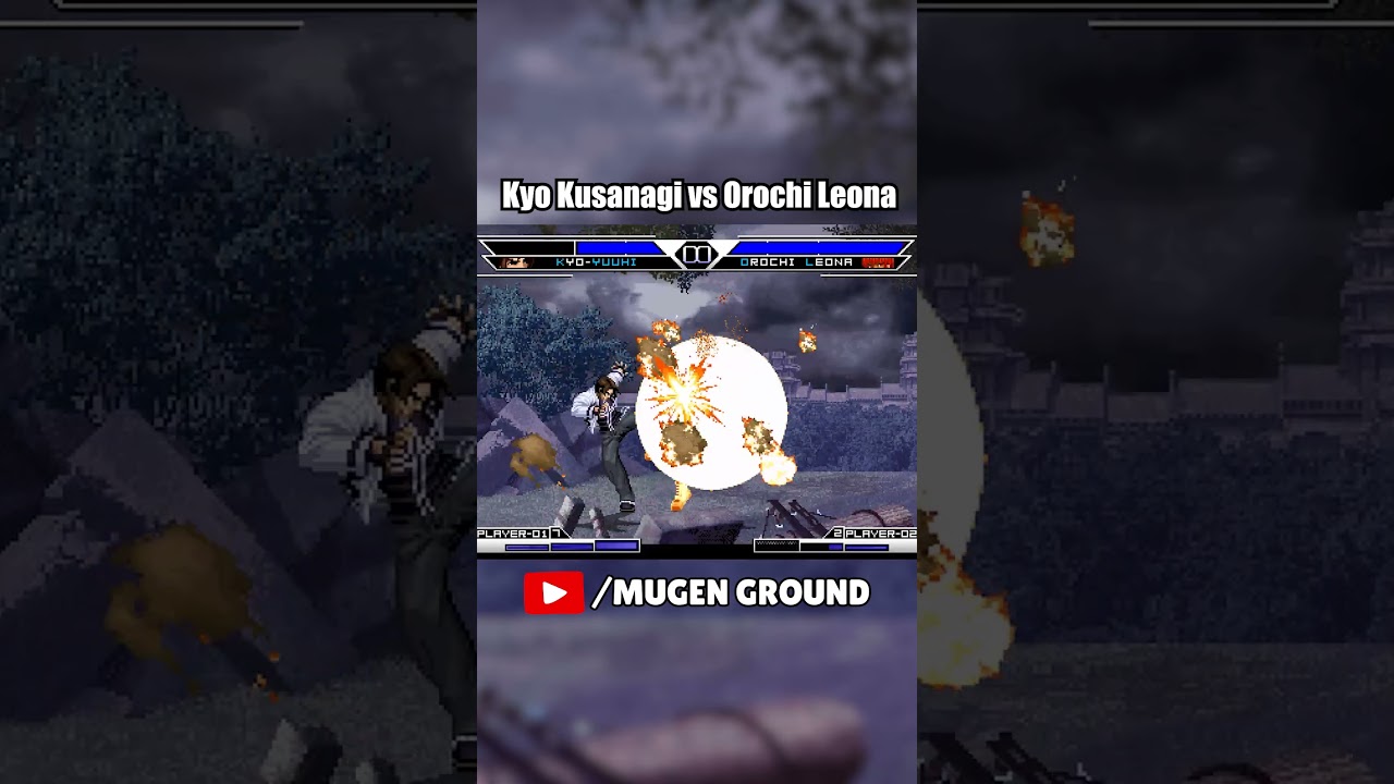 KOF Mugen | Kyo Kusanagi vs Orochi Leona