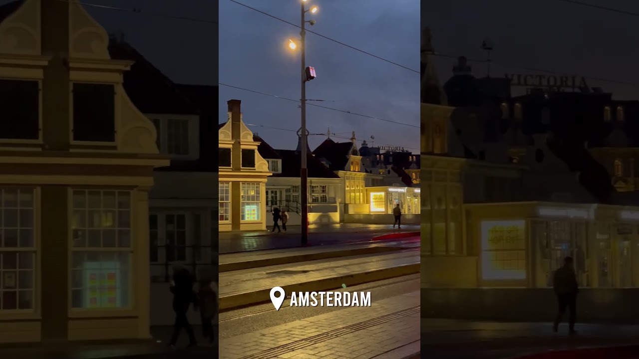 🌙 A quiet night in Amsterdam, the Netherlands