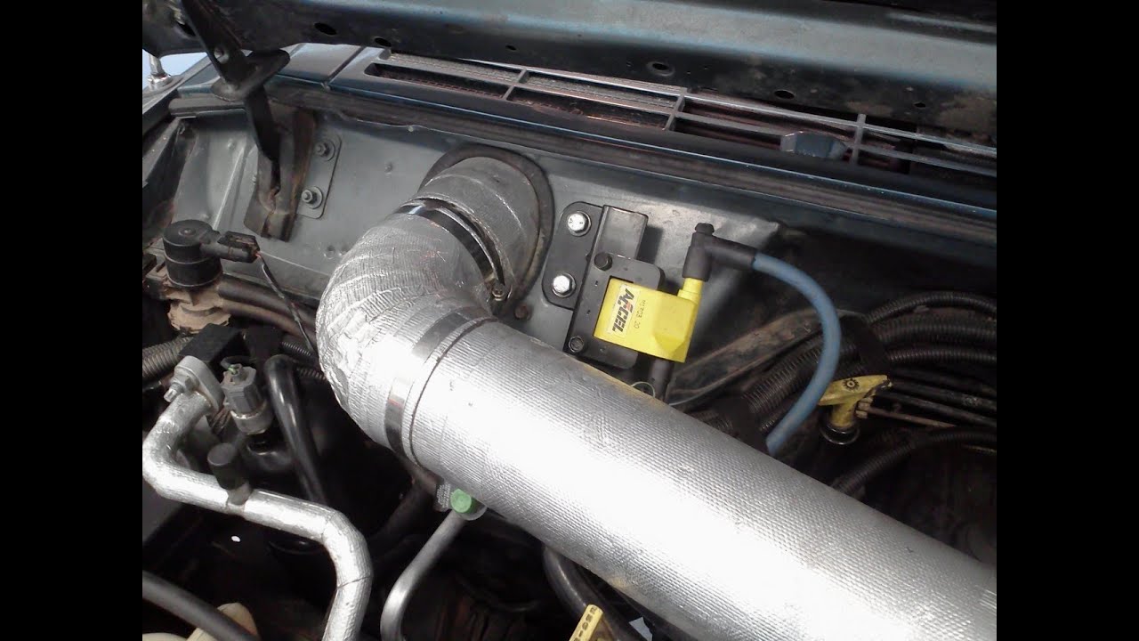 Replacing & Relocating Ingition Coil on 84-99 Jeep - YouTube