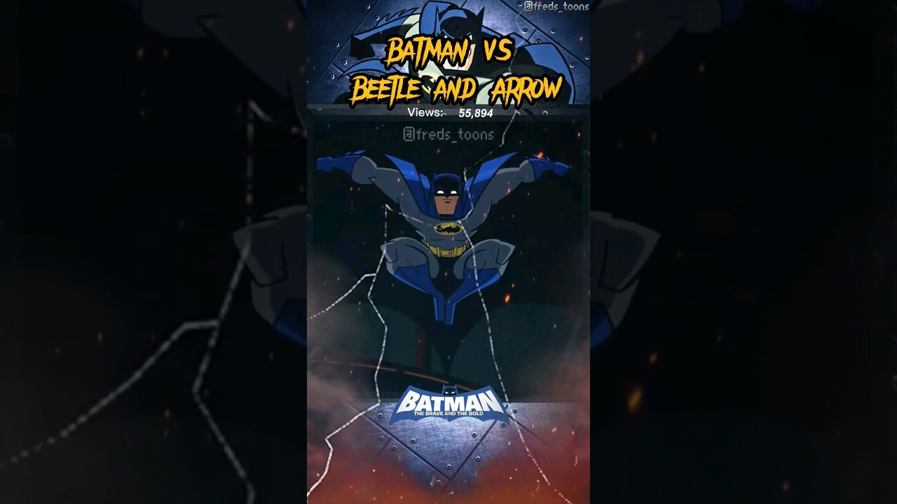 Batman vs Evil Beetle and Arrow 