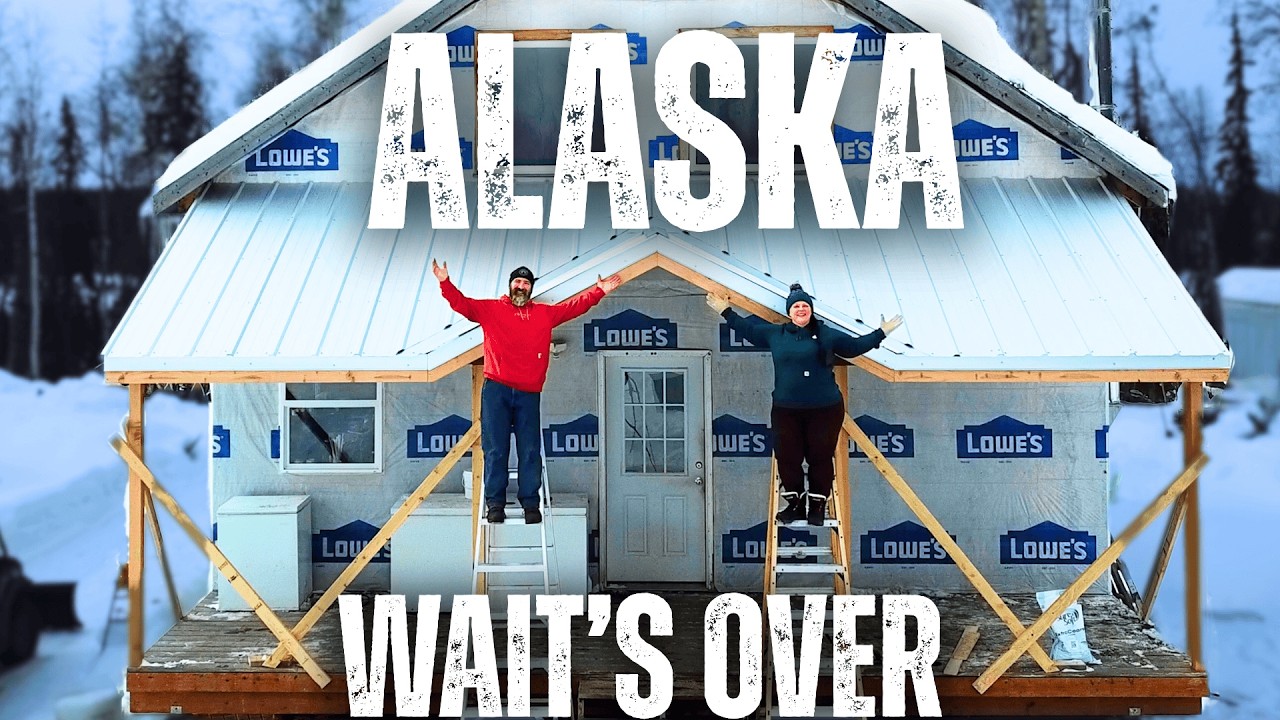 Off Grid Alaska Cabin Build: We FINALLY Got This Project Done - YouTube