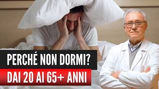 Insonnia e età: i rimedi naturali per tornare a dormire dai 20 ai 65+ anni