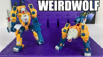 Transformers Titans Return WEIRDWOLF (WOLFWIRE) Unboxing and Review