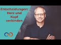 Herz und Kopf bei Entscheidungen, wie Gehen oder Bleiben, verbinden #100