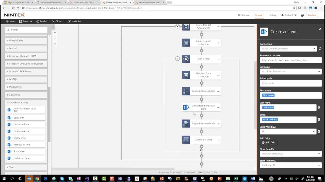 Nintex Anonymous Forms NWC and 365 - YouTube