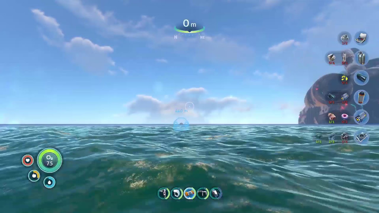 Subnautica Deep Sea Aliens Survive 100 Days👽👽👽