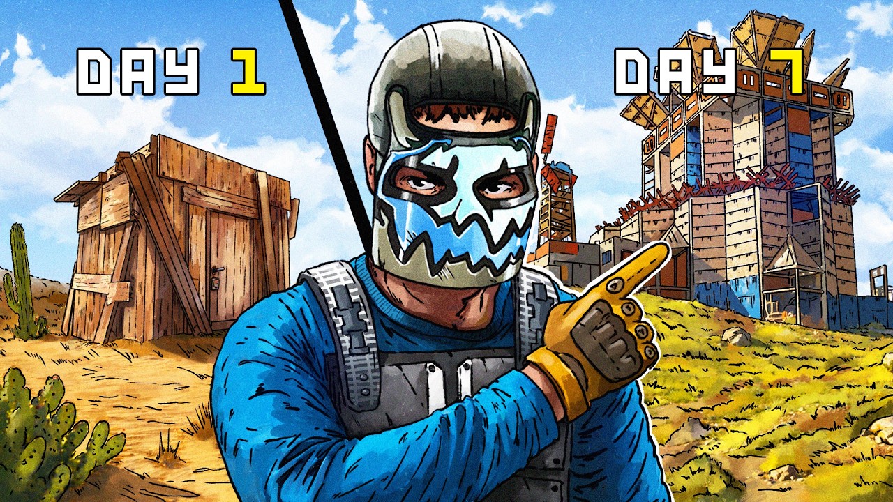 I Survived 7 Days SOLO vs CLANS - Rust Movie