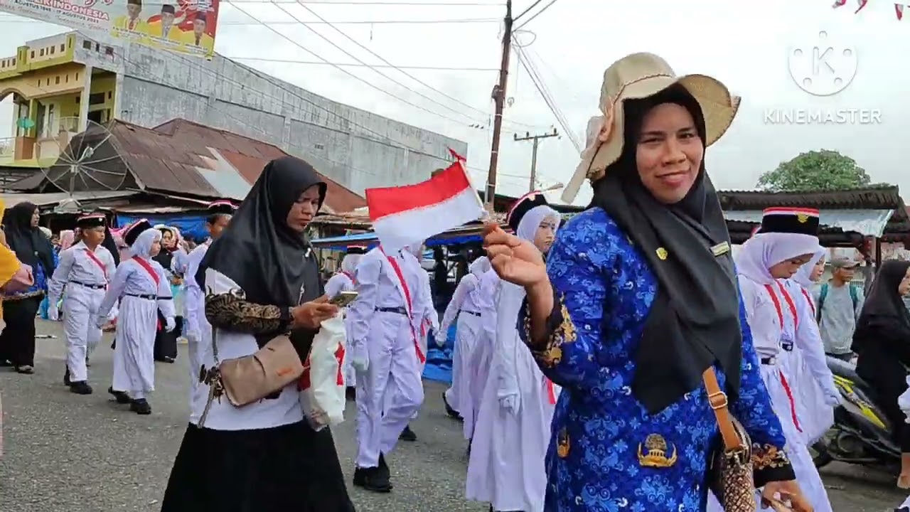 kemeriahan HUT ke -78 Republik Indonesia di Padang Lawas