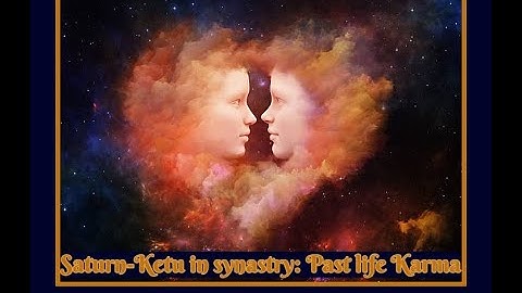 Saturn conjunct Ketu (South Node) in synastry: a karmic debt must be paid (astrology)
