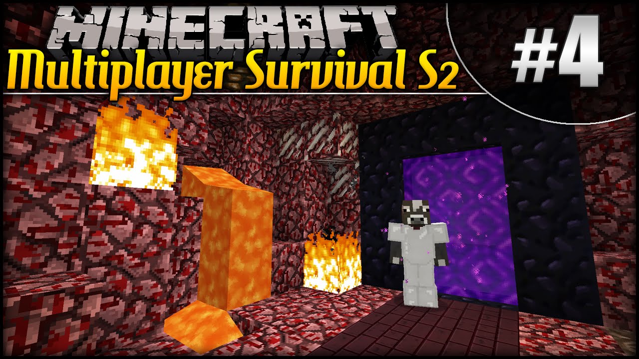 Minecraft: Multiplayer Survival S2 (w/moomoomage) - Episode 4 - Nether!