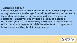 Benefits & Drawbacks Kaizen HR System